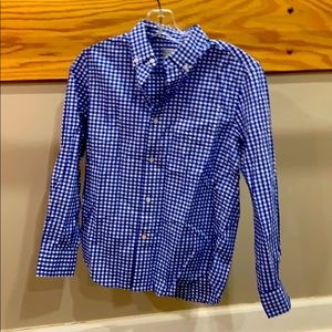 NWT Crewcuts stripped blue dress shirt, 12!